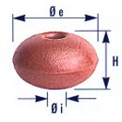 galleggiante L10  per reti in pvc espanso a cellule chiuse